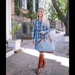 Draper James plaid dress